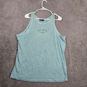Club‎ Sportswear Vintage Men's Teal Tank Top Size L Cotton